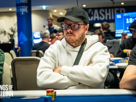 2026 års Kings of Tallinn (Autumn Edition) Dag 6: Johan Creutz vidare till Dag 2 av Main Event med stor stack