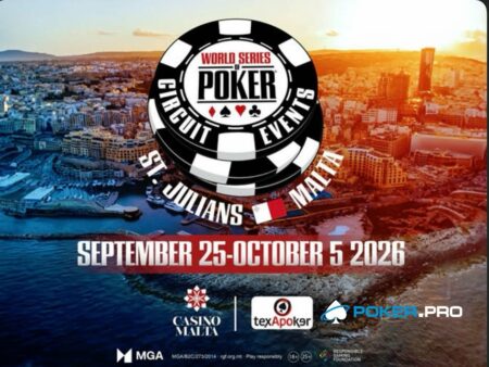 Tolv ringar på spel under 2026 års WSOP Circuit Malta