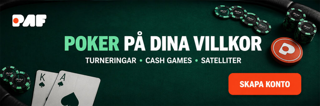 PAF Poker Banner